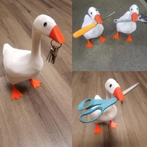 Soporte para Llaves con Imán de Pato para Decoración del Hogar Transfronteriza